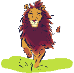 <marquee bgcolor = yellow> Lions eagerly run to meet challenges! </marquee>